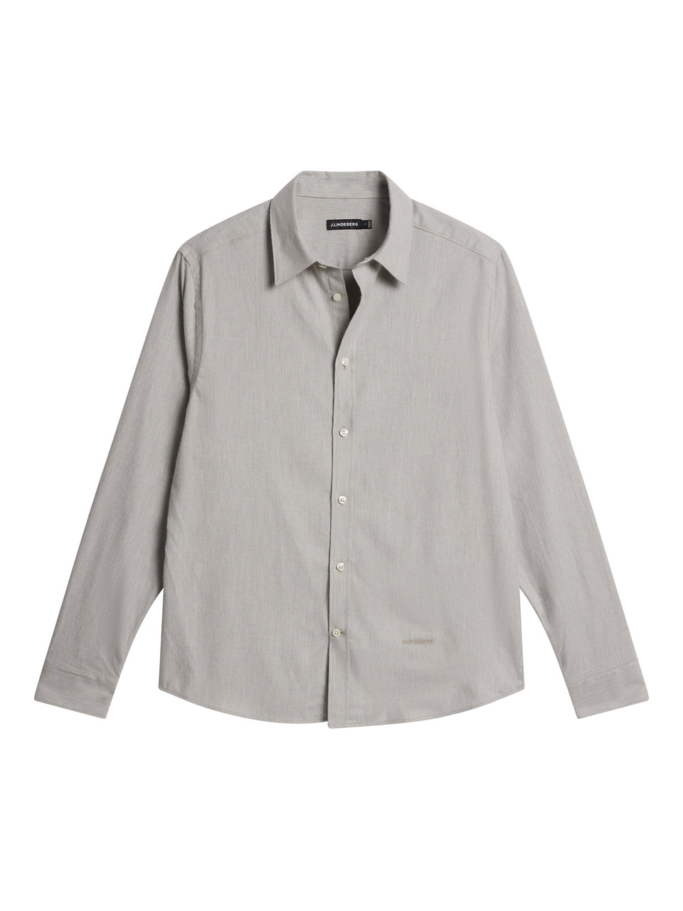 Light Flannel Slim Shirt / Light Grey
