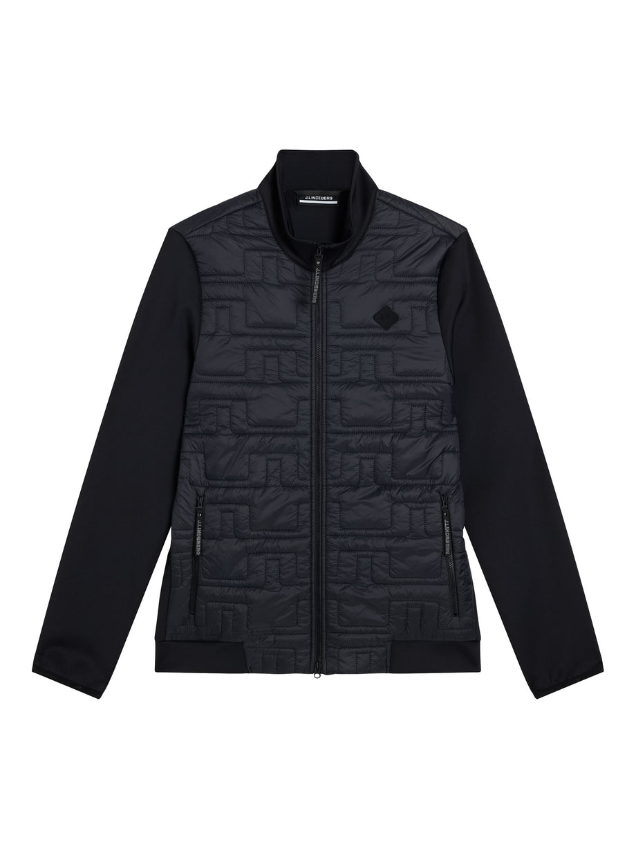 Quilt Hybrid Jacket / Black