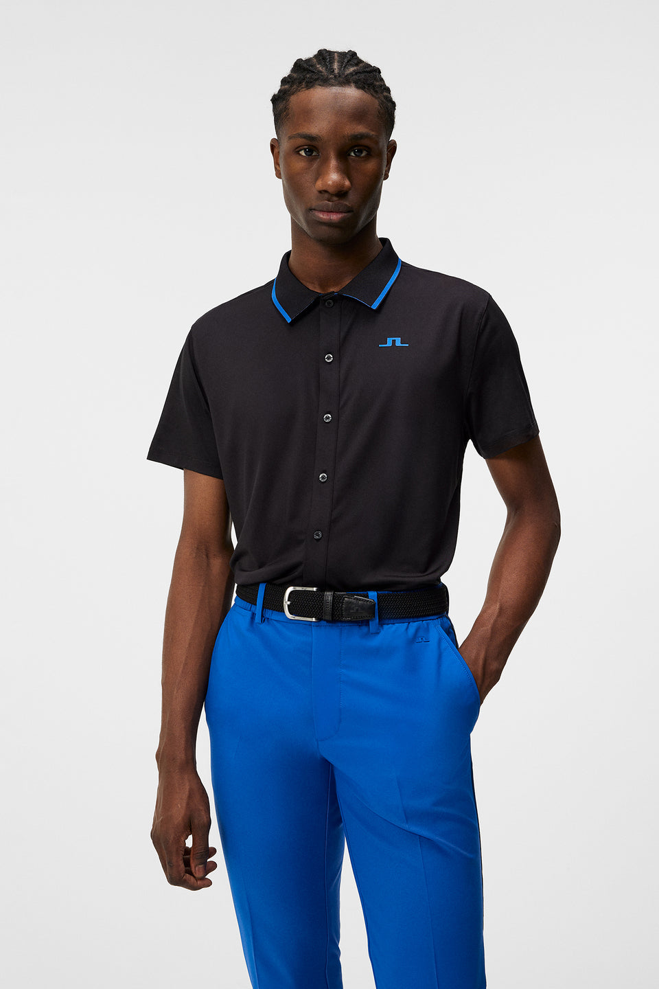 Fryes Regular Fit Polo / Black