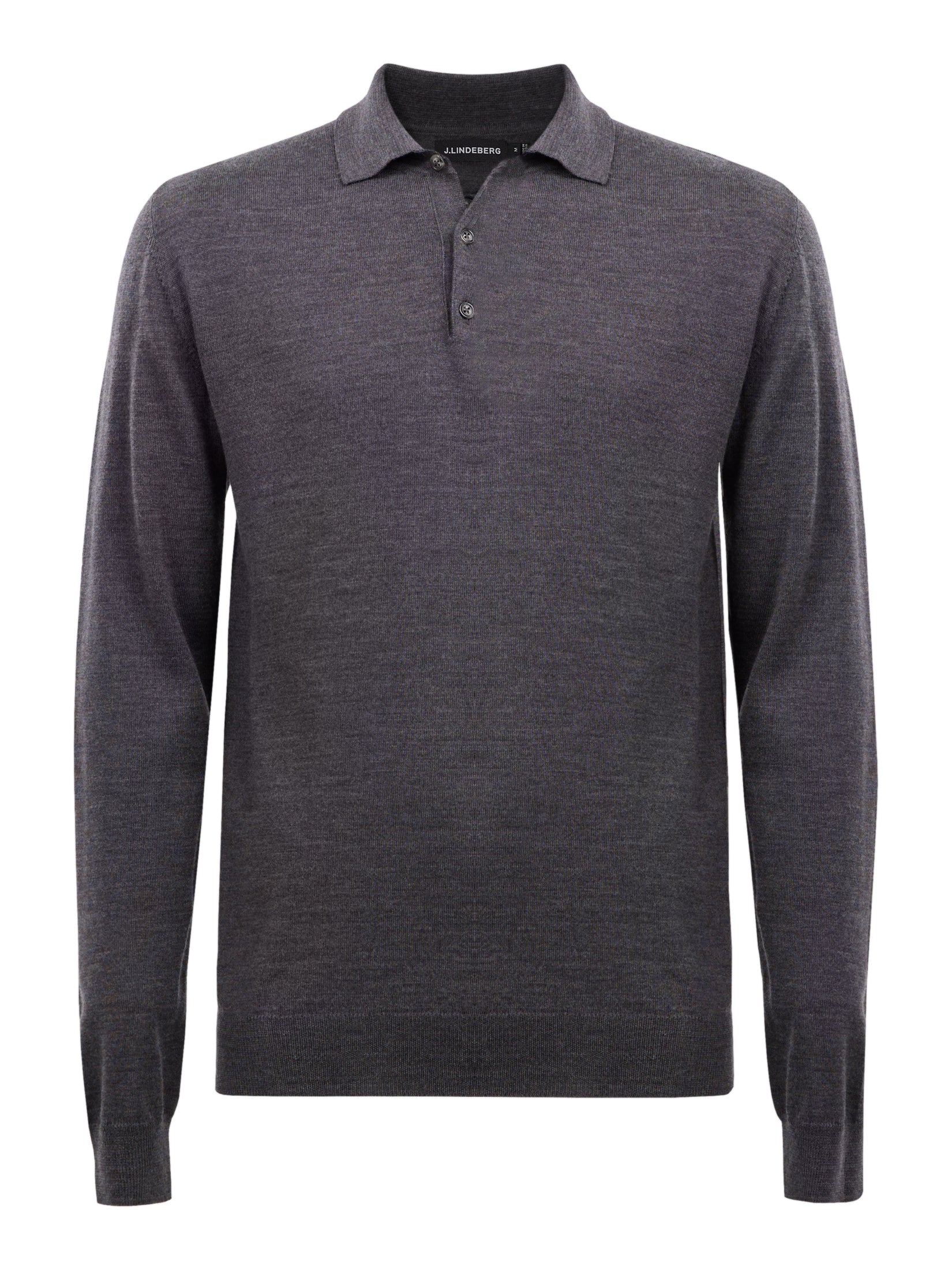 Noel Light Merino Polo Shirt / Dark Grey Melange – J.Lindeberg