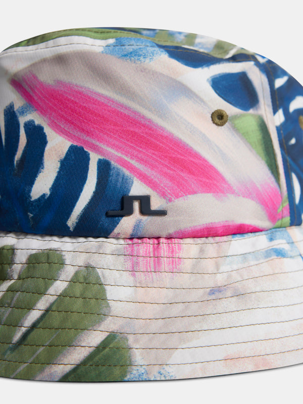 Olaf Print Bucket Hat / Calypso Oil Green