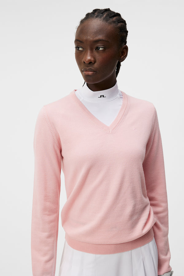 Amaya Knitted Sweater / Powder Pink