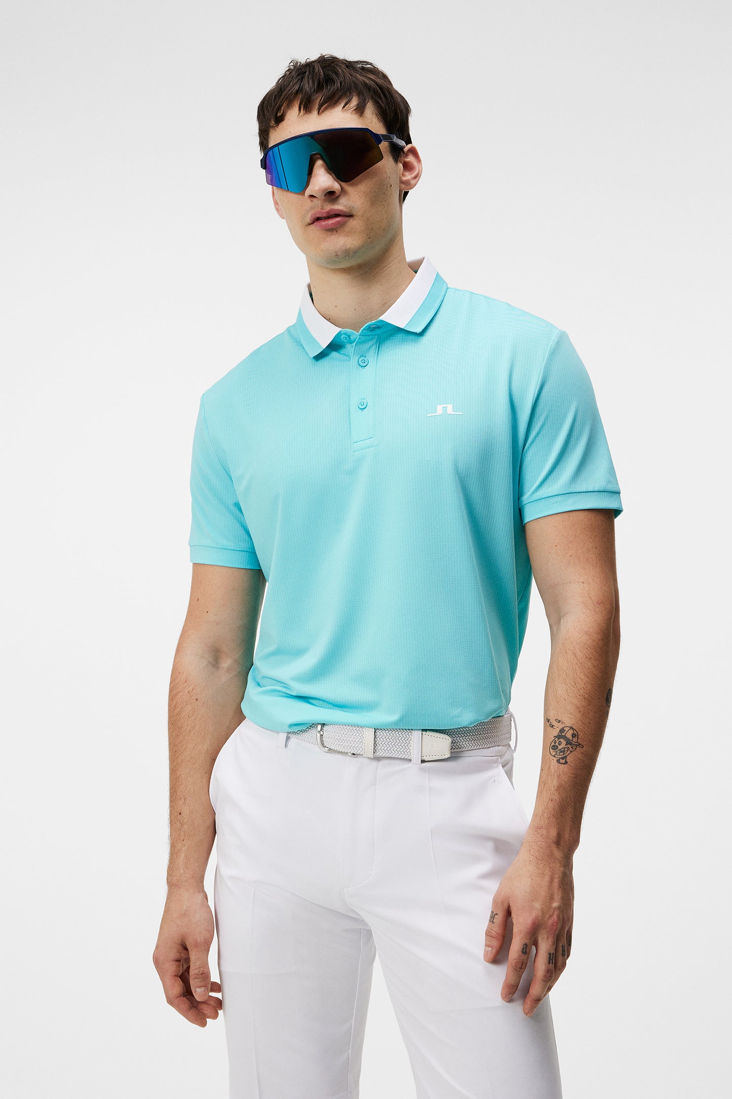 Benji Regular Fit Polo / Blue Curacao