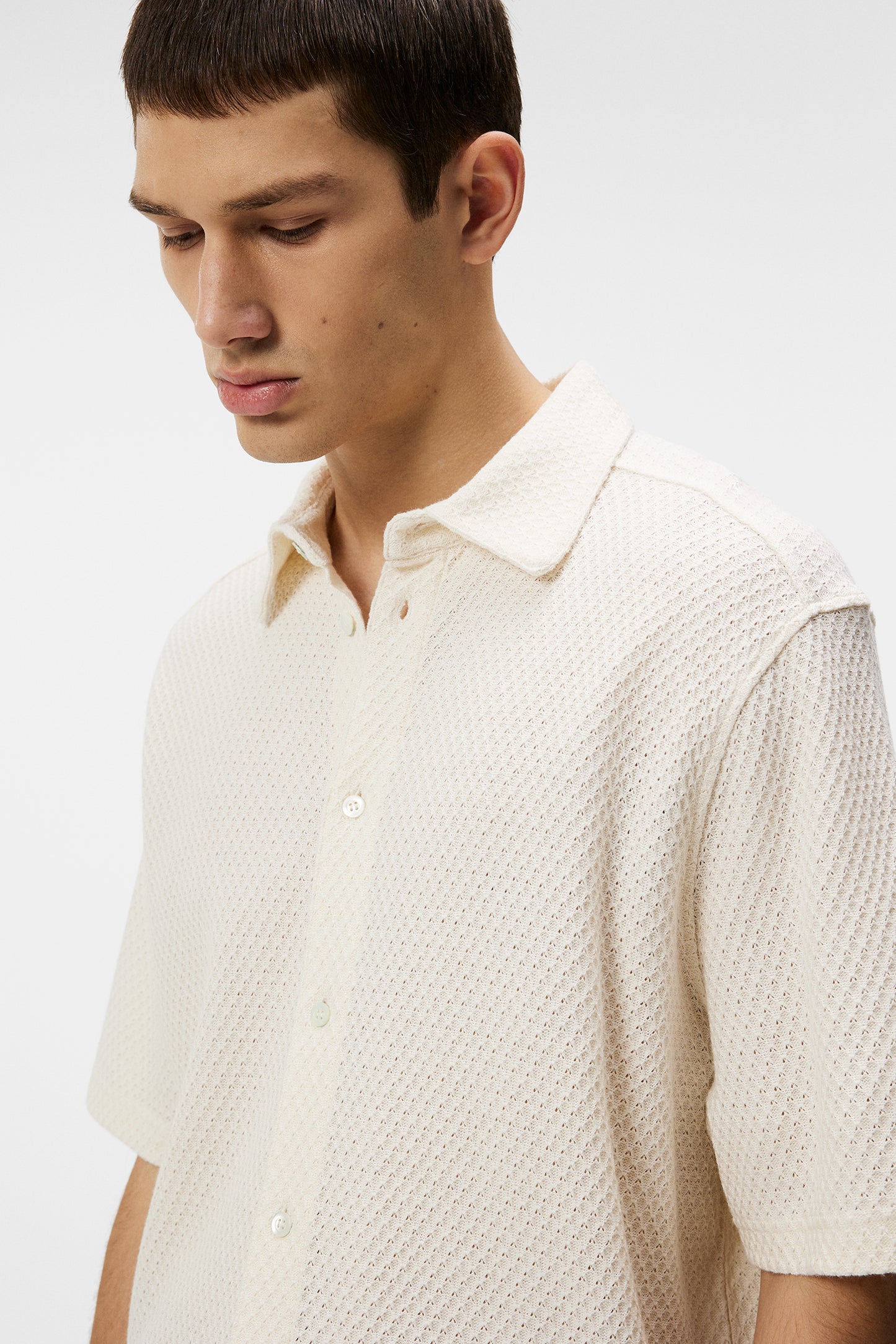 Torpa Airy Structure Shirt / Cloud White