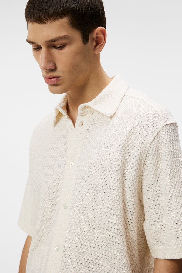 Torpa Airy Structure Shirt / Cloud White