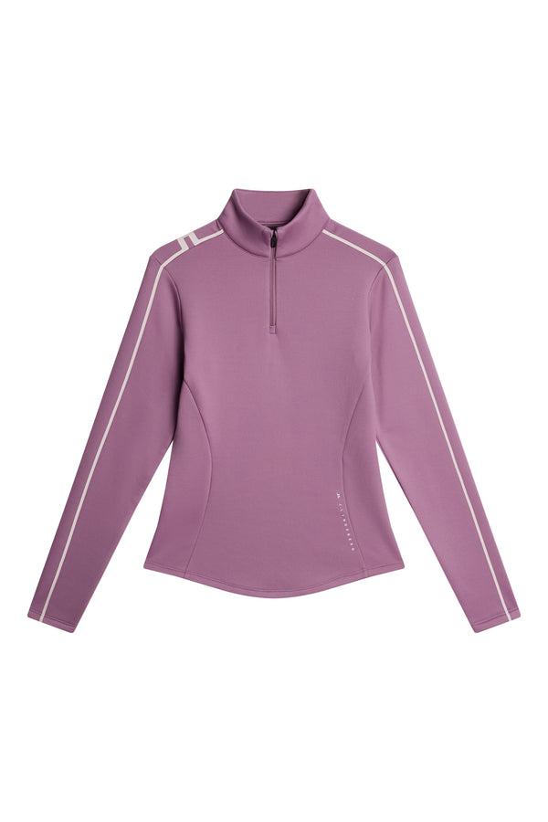 Nefe Quarter Zip Mid Layer / Very Grape
