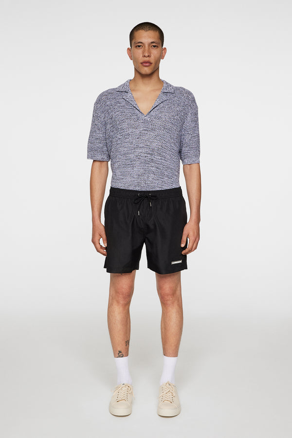Banks Solid Swim Trunks / Black