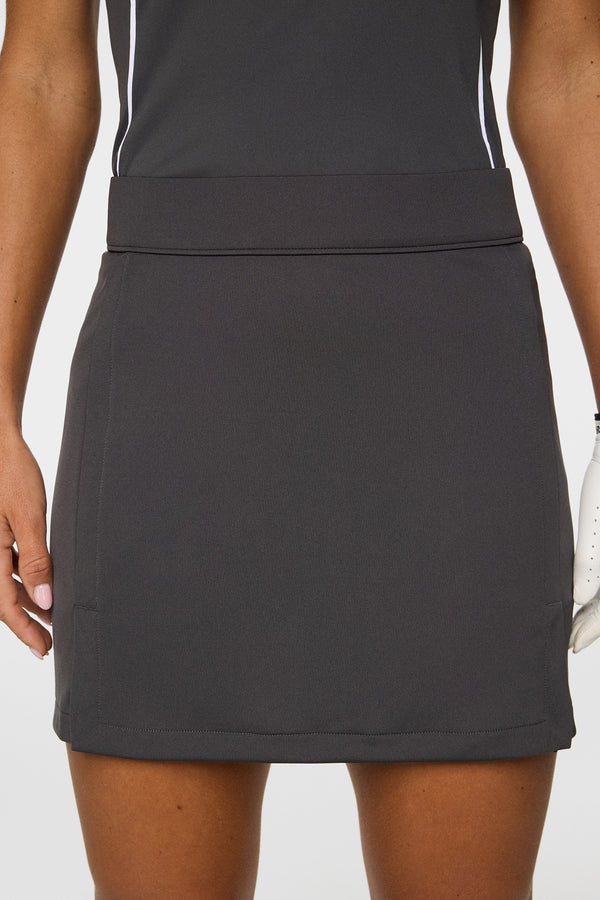 Amelie Mid Skirt / Asphalt