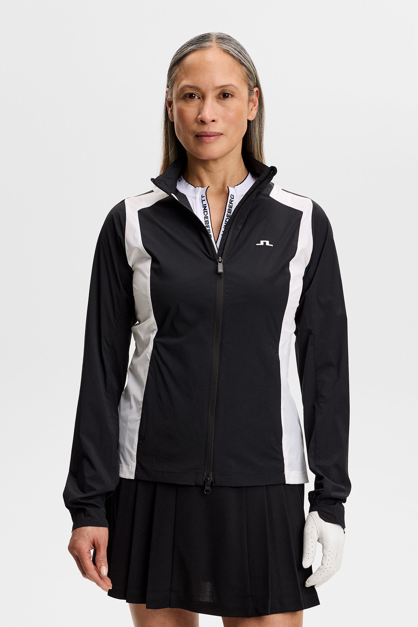 Brooks Zip Packable Jacket / Black | J.Lindeberg Official