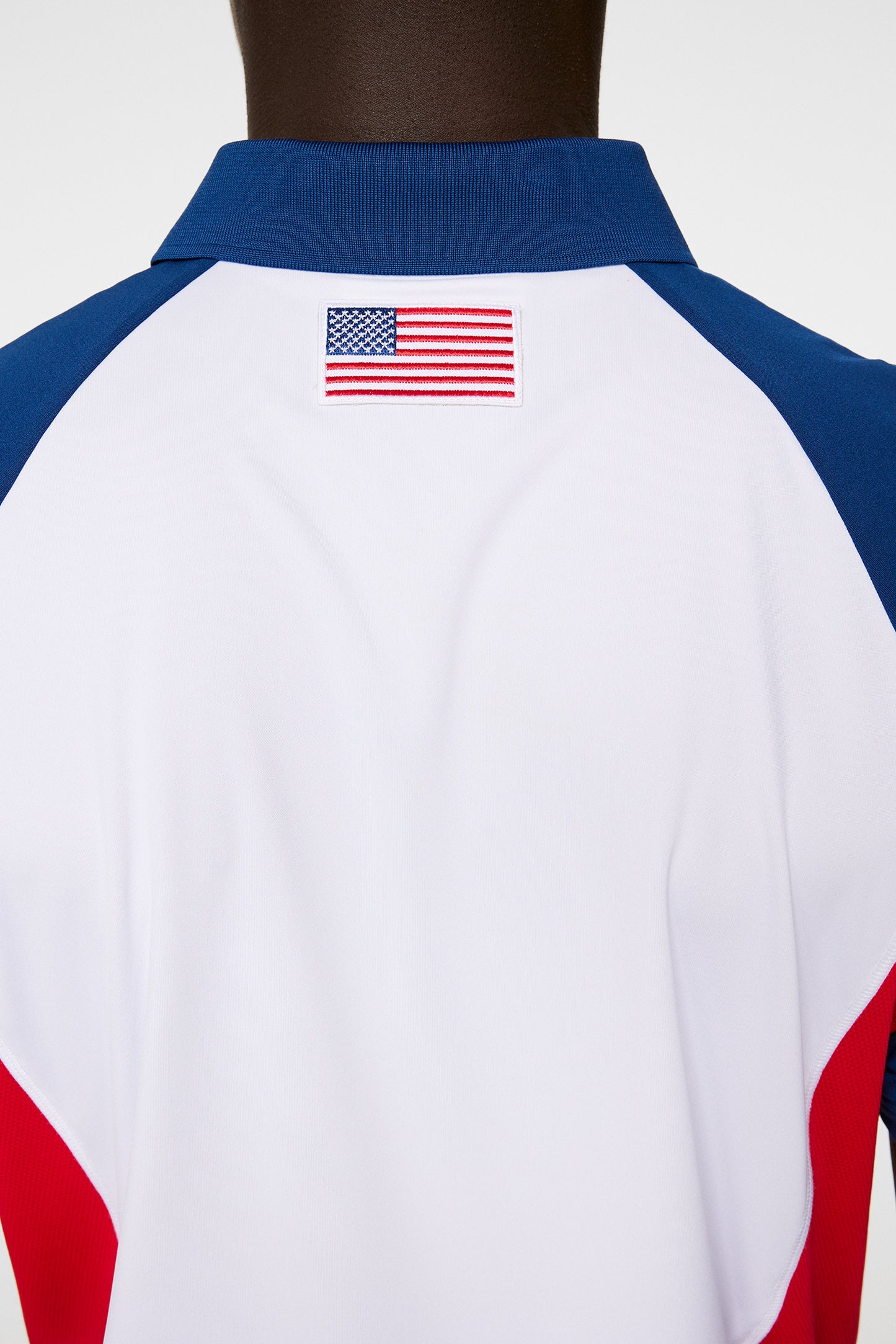 Yannick Color Block Polo / White