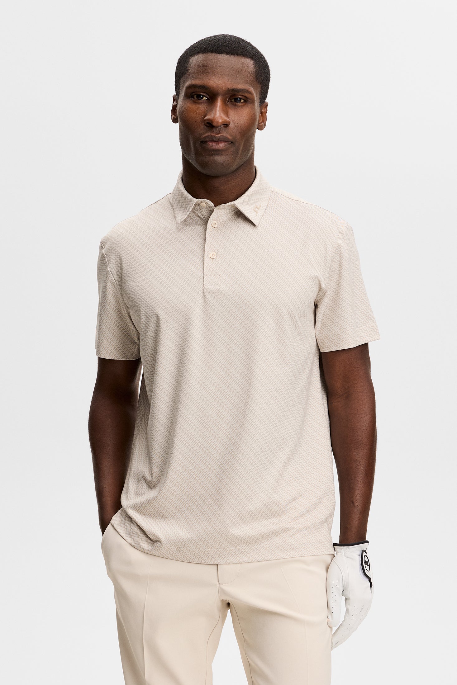 Tod Print Polo / Flight Bridge Moonbeam S – J.Lindeberg