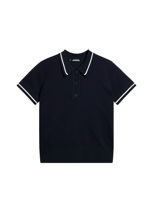Feline Knitted Shirt / JL Navy