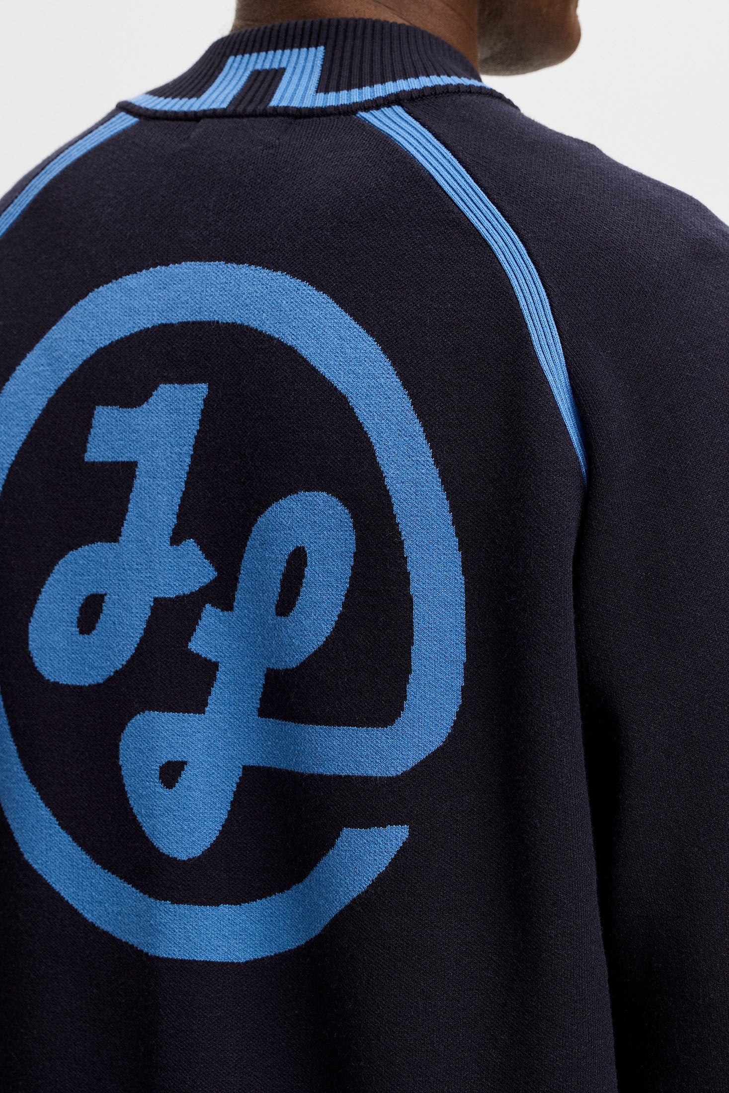 Stanley Jacquard Knit Bomber / JL Navy – J.Lindeberg EU