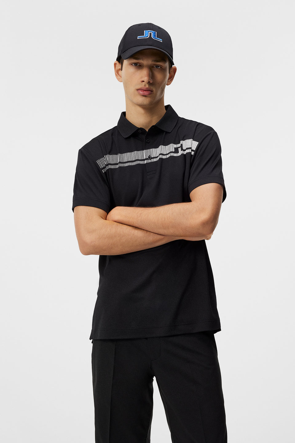 Klas Regular Fit Golf Polo / Black