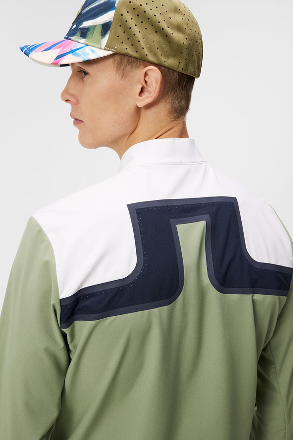 Jeff Hybrid Jacket / Oil Green