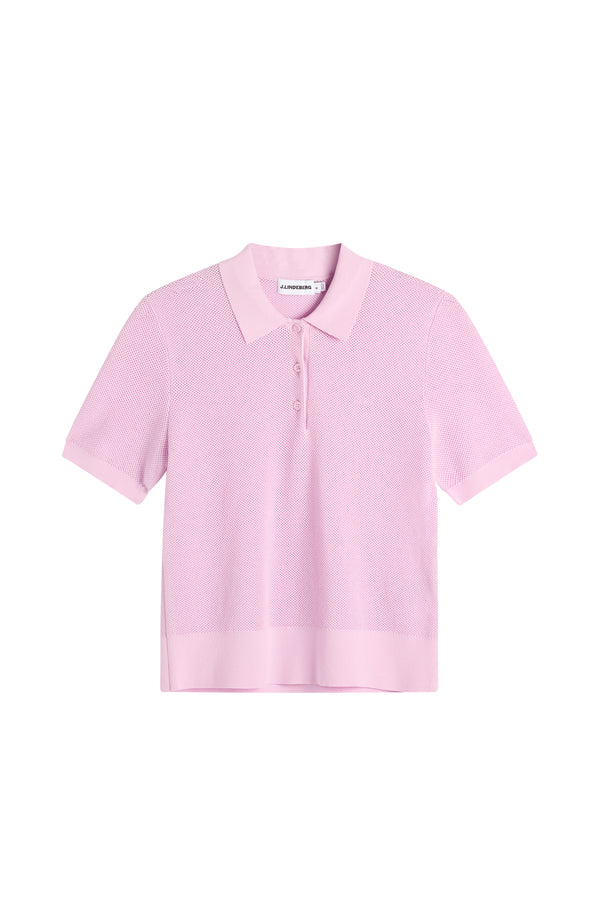 Blake Structure Knit Polo / Orchid Bouquet