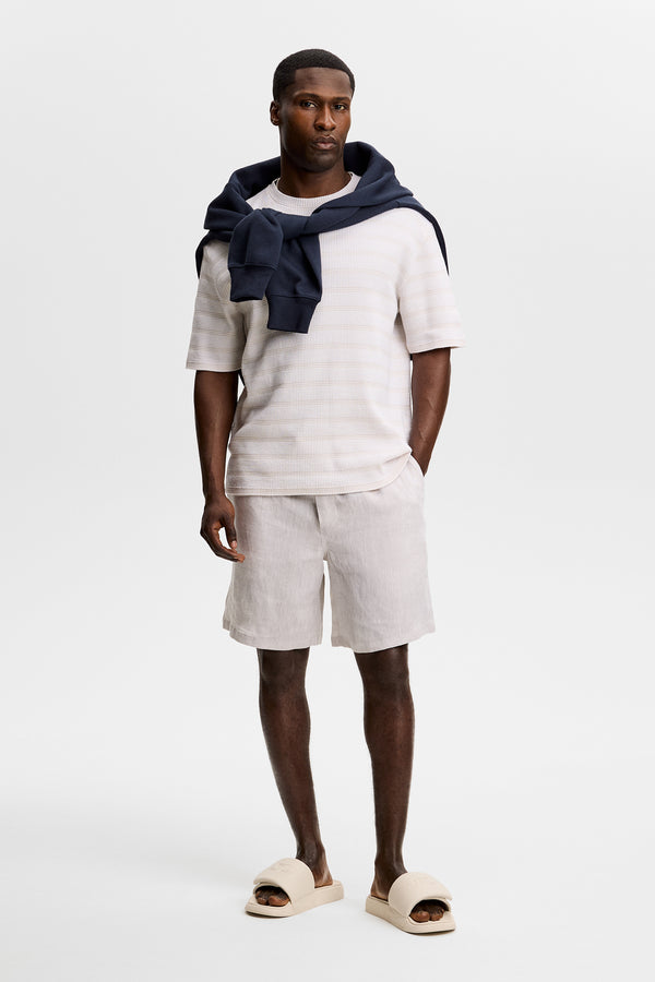 Jose Jacquard T-shirt / Moonbeam