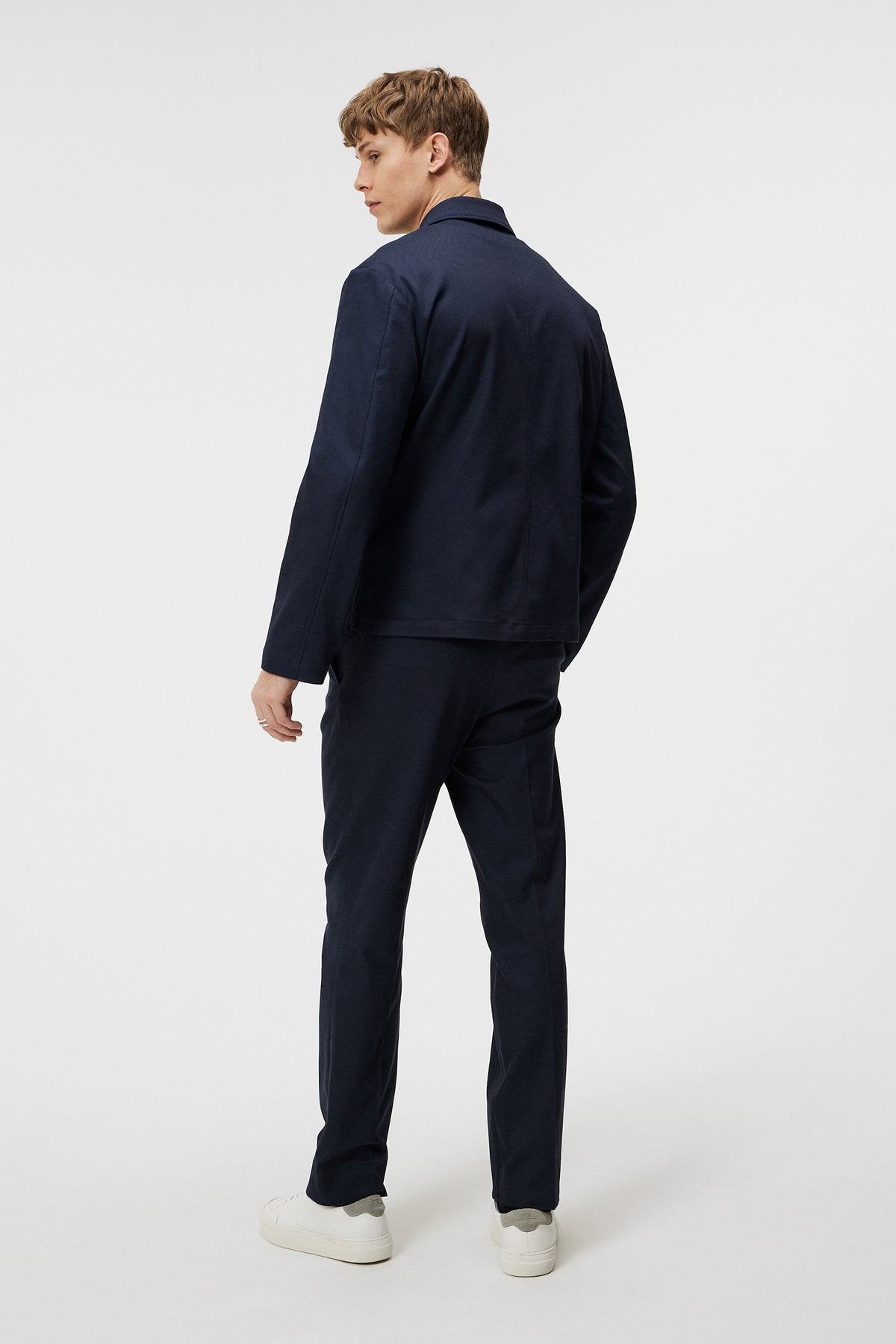 Julius Cotton Twill Overshirt / JL Navy