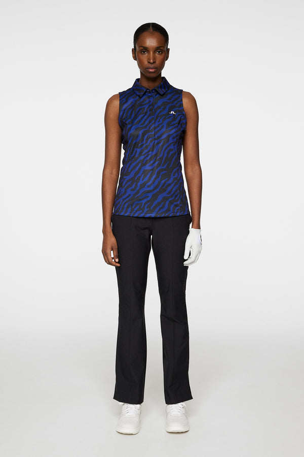 Dena Print Sleeveless Top / Tour Tiger Clematis M