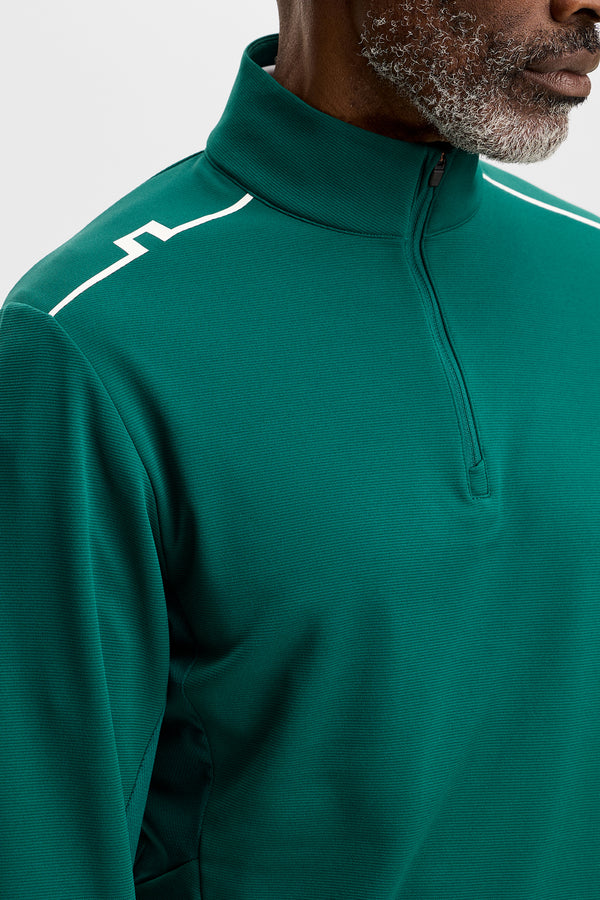 Leon Quarter Zip Mid Layer / Forest Biome