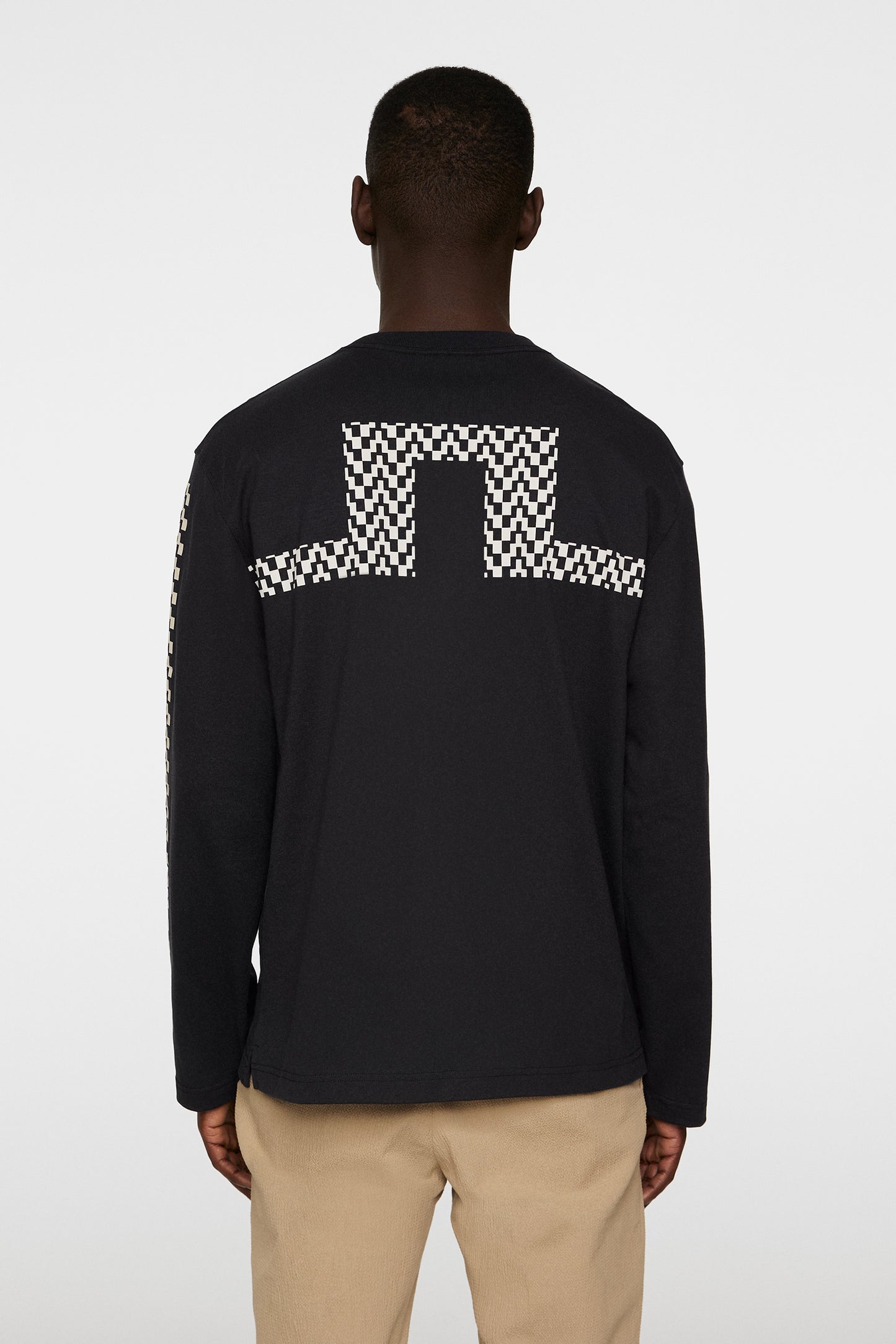 Walsh LS Print T-shirt / Black