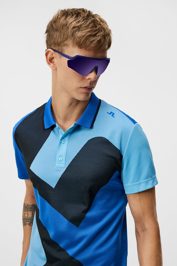 Santo Slim Fit Polo / Nautical Blue