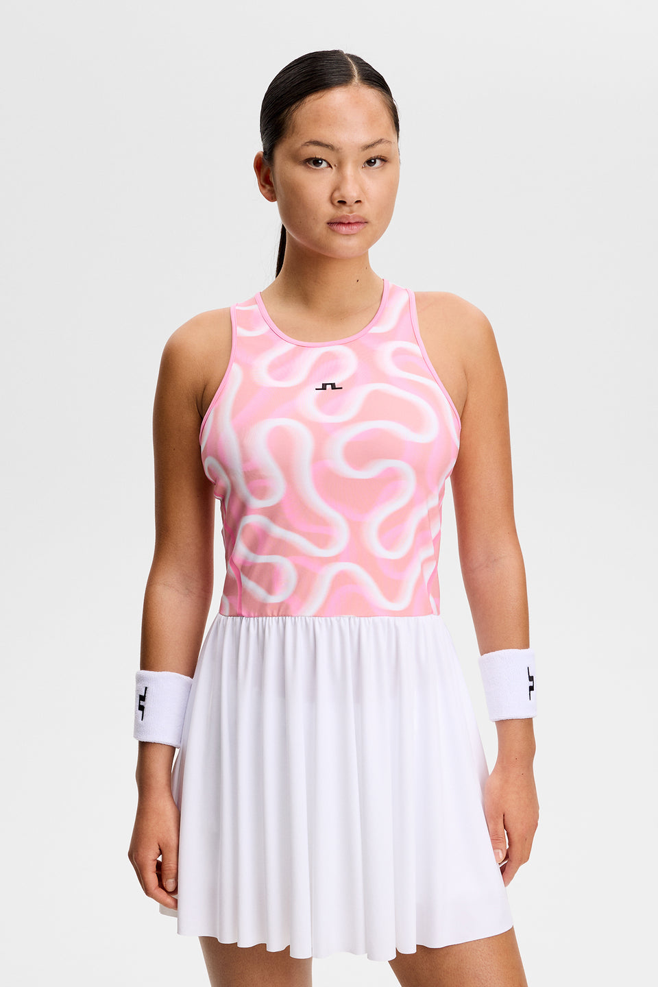 Sabrina Print Dress / Rally Flamingo M