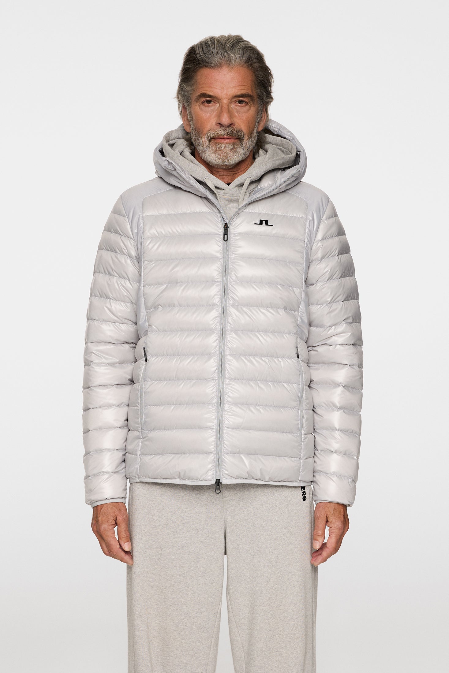 J.LINDEBERG 長袖ジャケット ライトグレー/グレー Shop - St Andrews Links : The Home of Golf