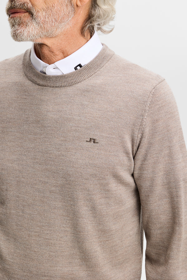 Keane Merino Crew Neck / Brindle Melange