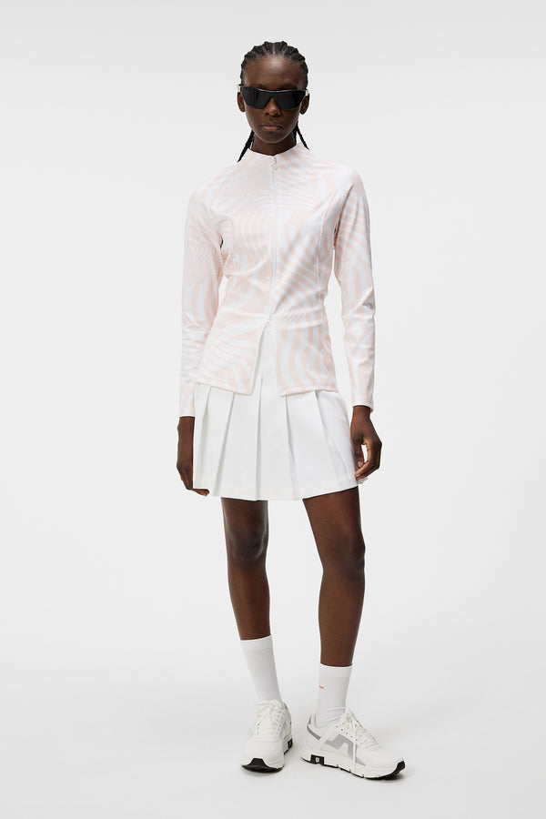 June Print Mid Layer / Dazzle Wave Rose