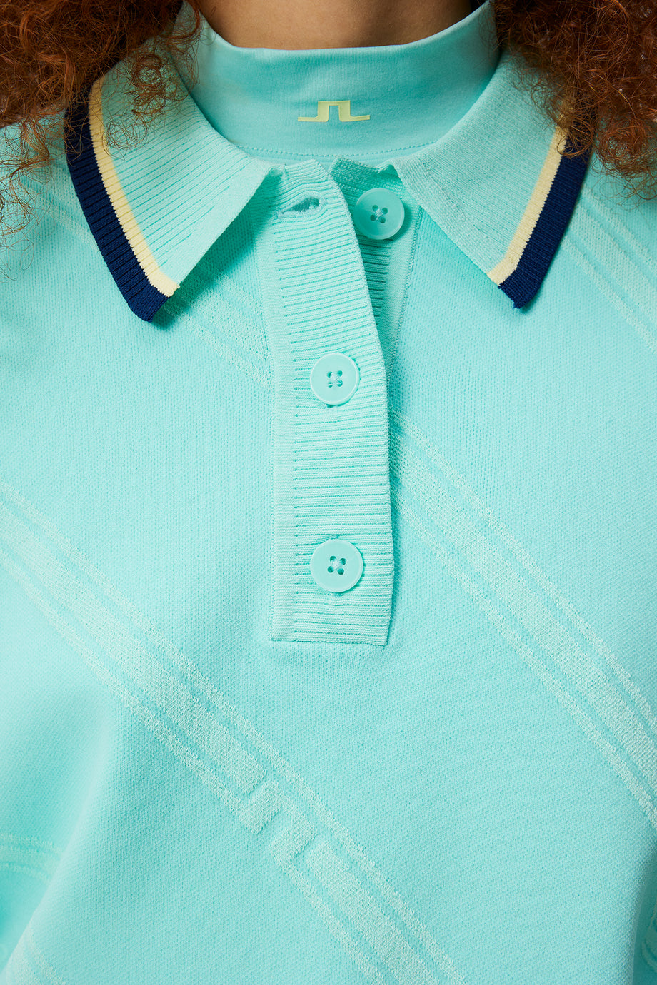 Feline Knitted Shirt / Aruba Blue