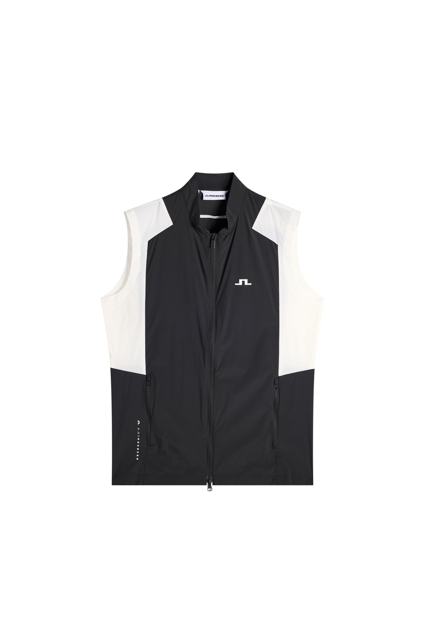 Jacs Zip Packable Vest / Black | J.Lindeberg Official
