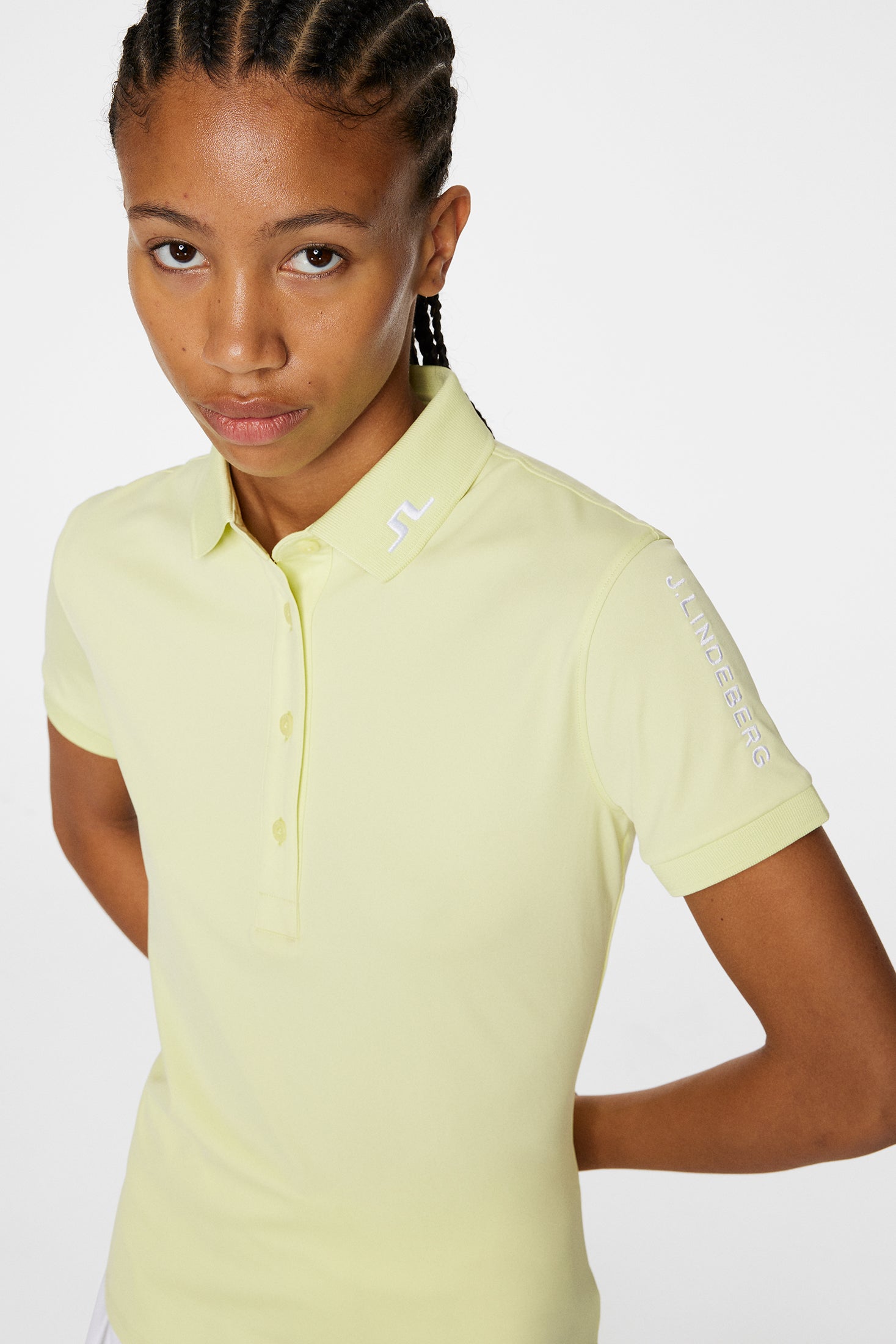 Tour Tech Polo / Pale Lime Yellow – J.Lindeberg EU