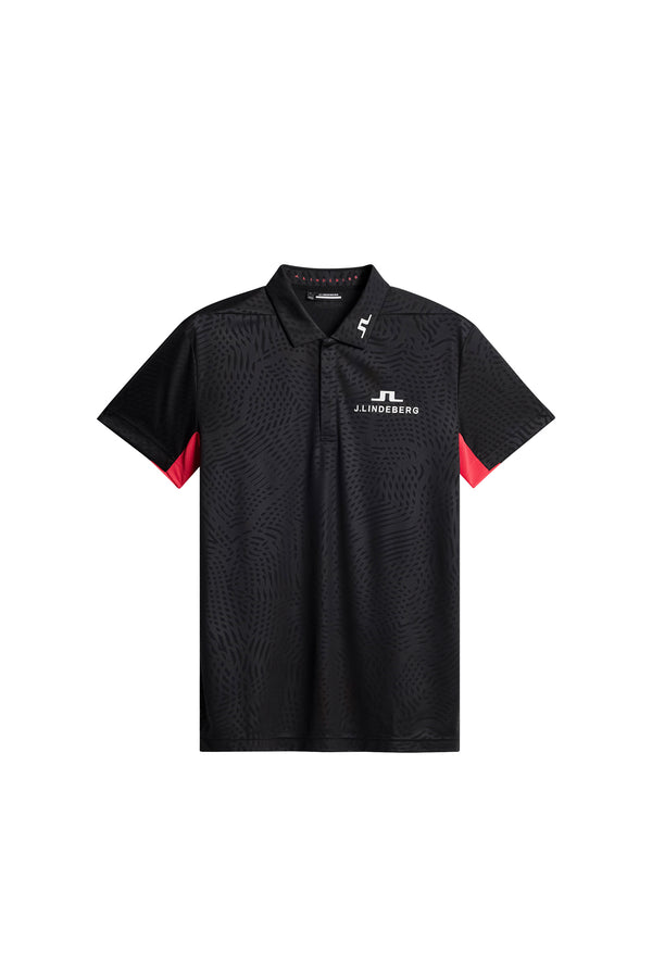 Dario Tour Golf Polo / Azalea Wave Black