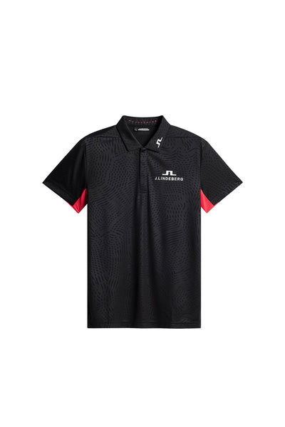 Dario Tour Golf Polo / Azalea Wave Black – J.Lindeberg EU