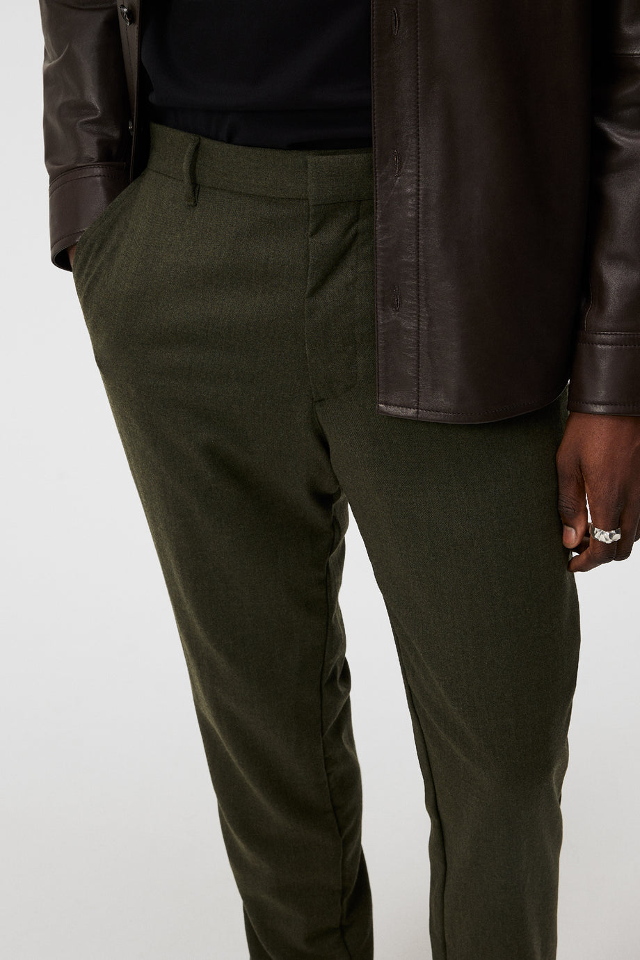 Soren Flannel Pants / Forest Green