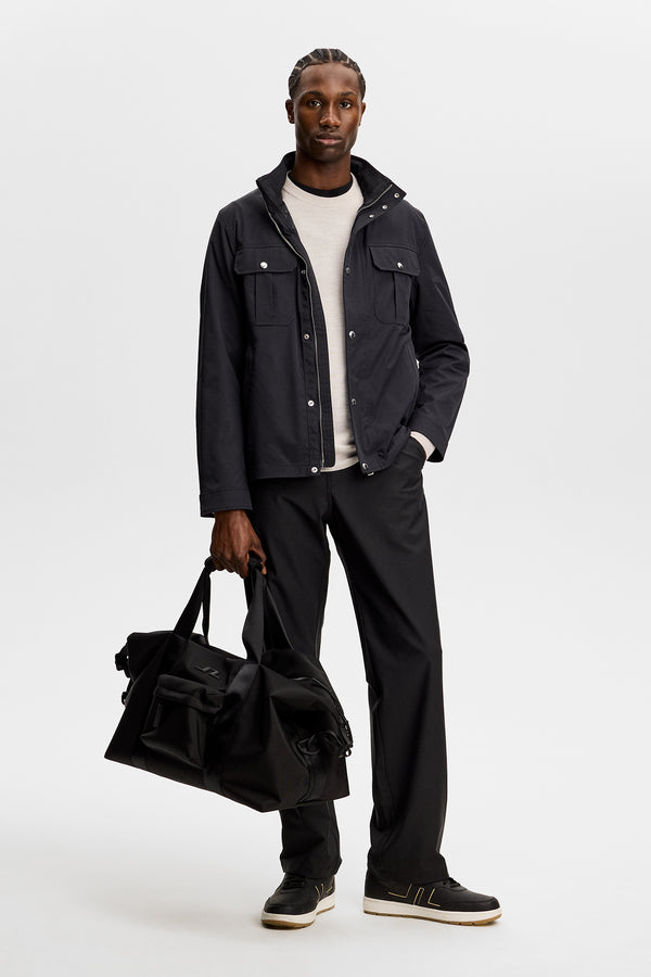 Keane Merino Crew Neck / Moonbeam Melange