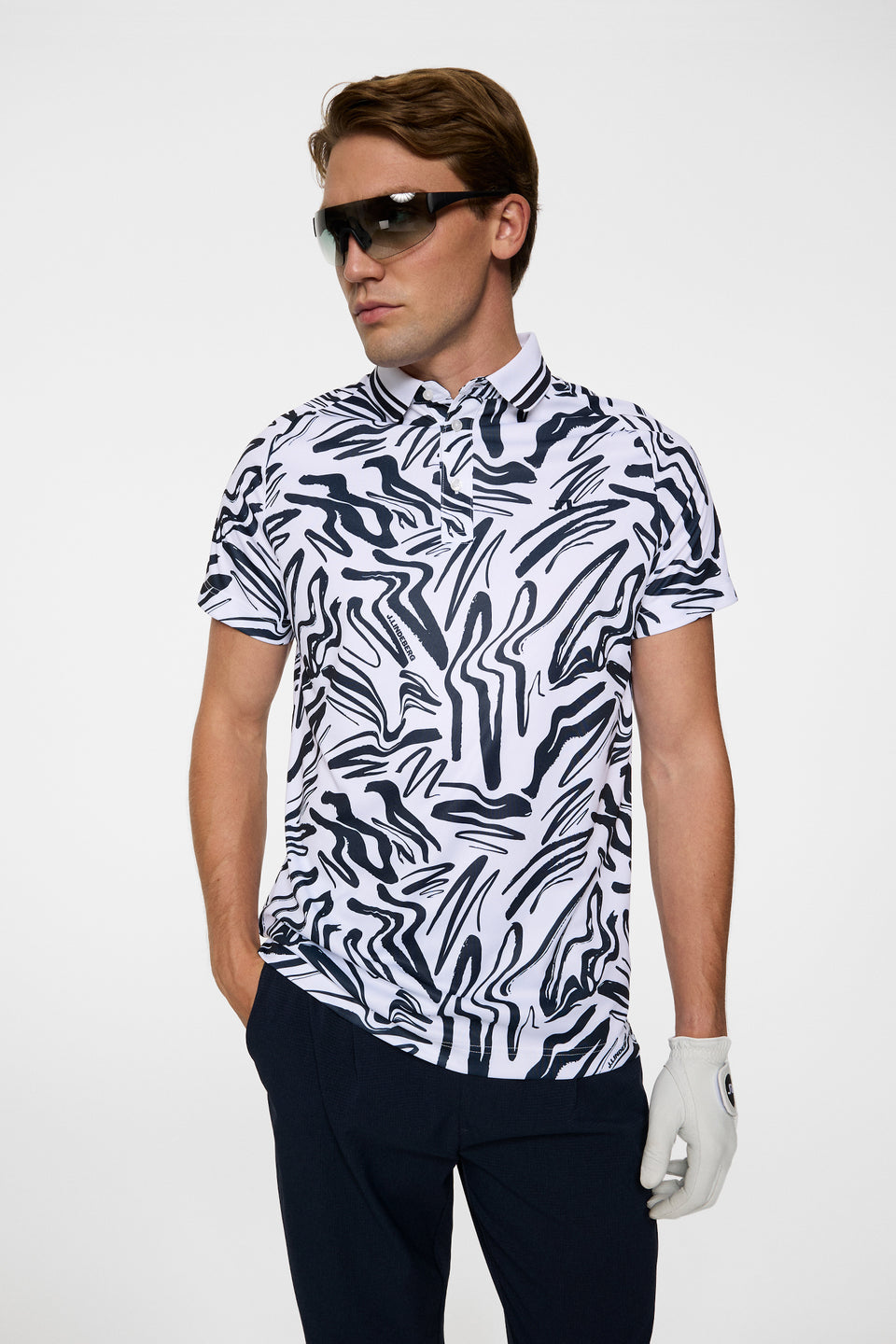George Print Polo / Scribble JL Navy