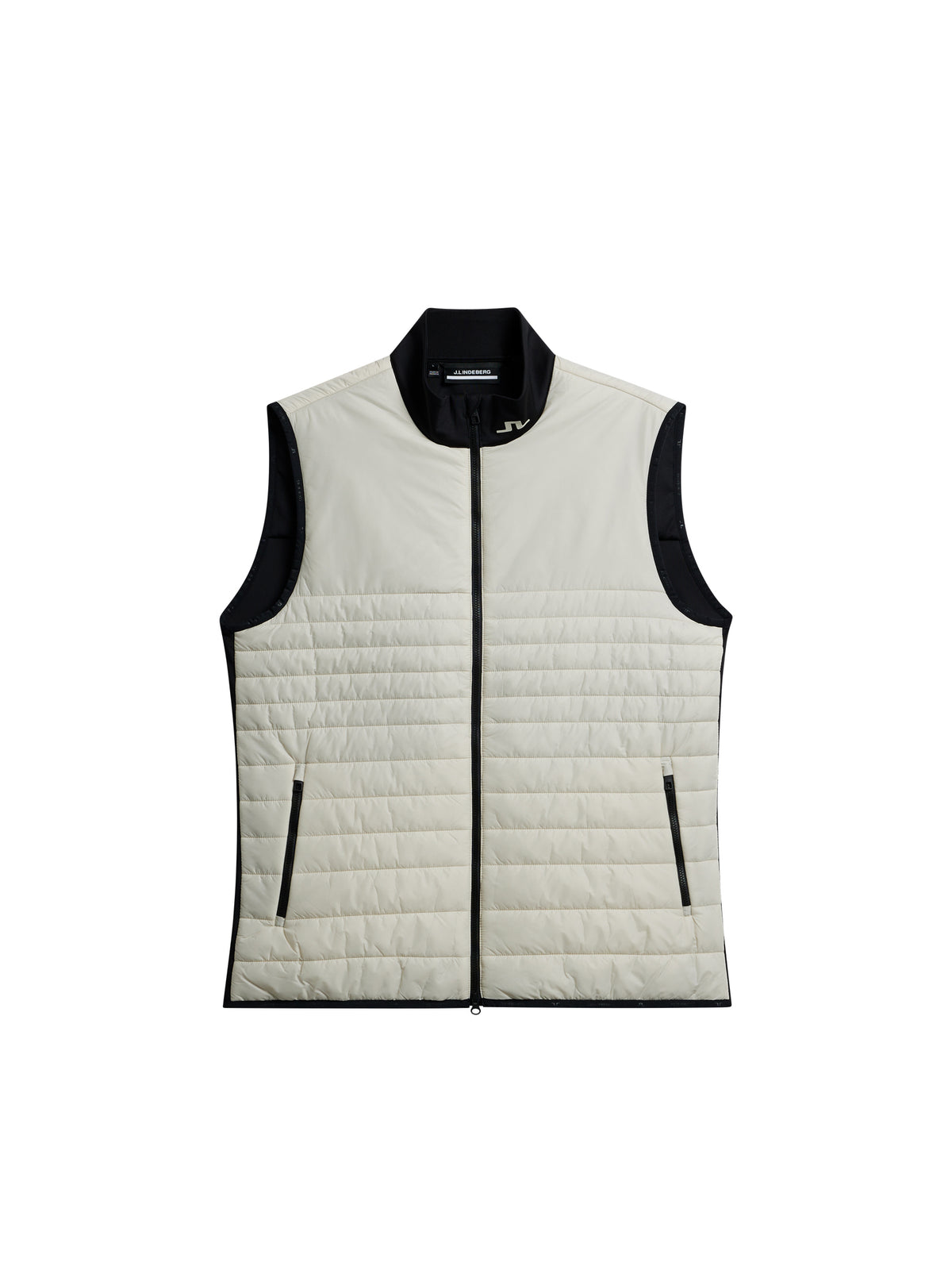 Martino Quilt Hybrid Vest / Almond Milk