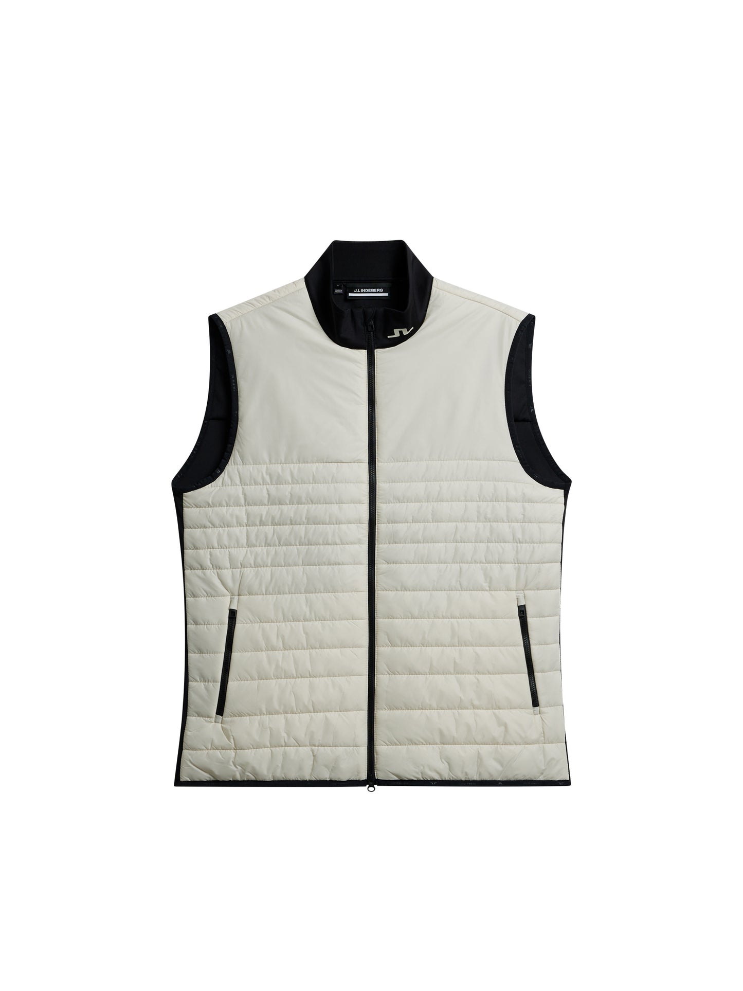 Martino Quilt Hybrid Vest / Almond Milk