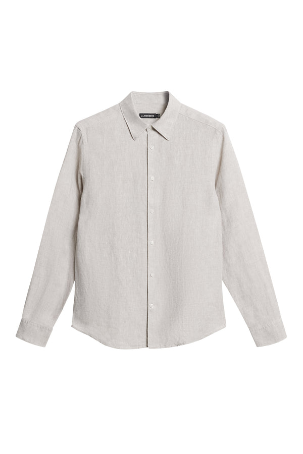 Slim LS Linen Melange Shirt / Moonbeam