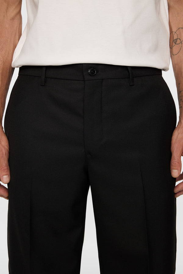 Gabi Sharp Twill Pants / Black