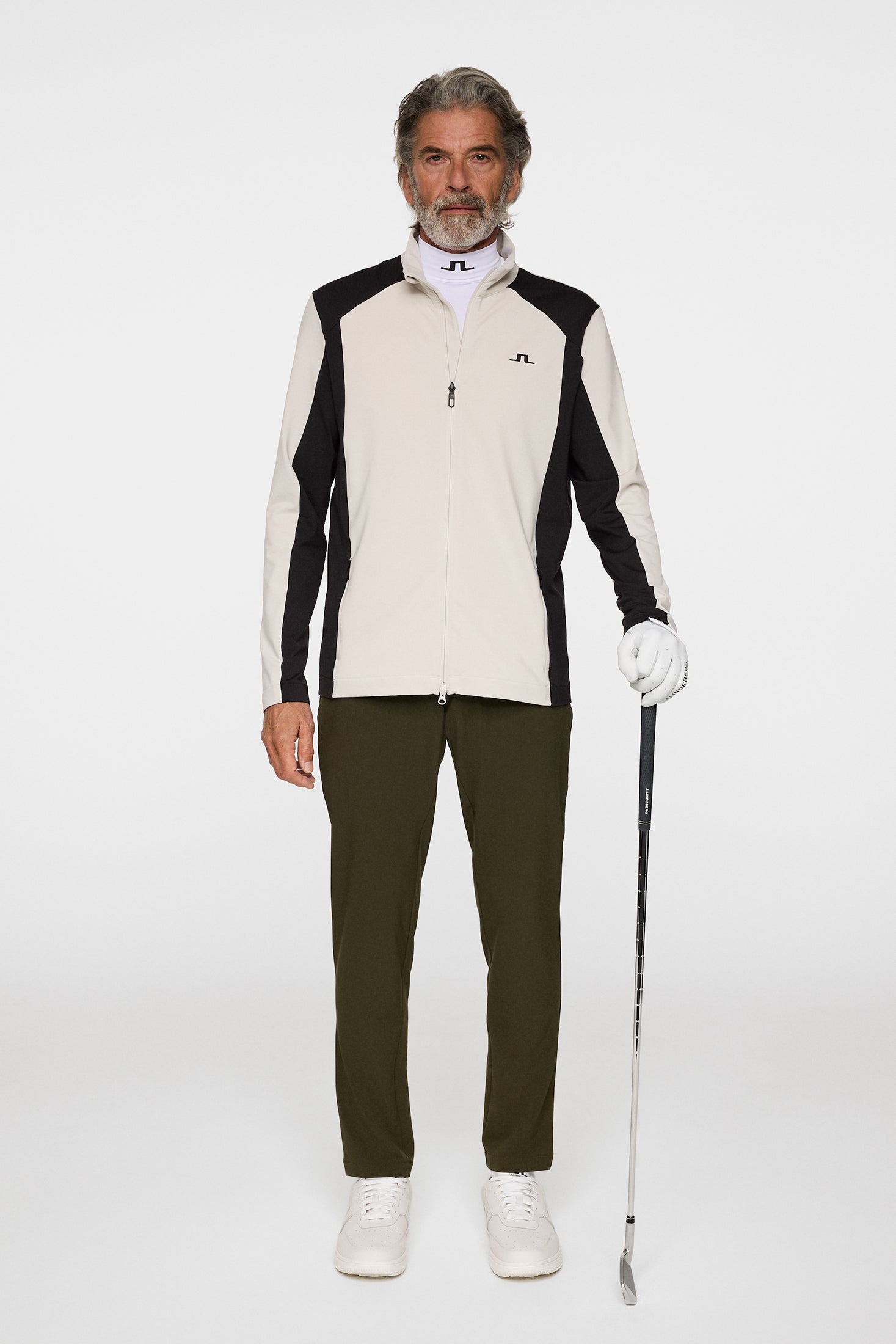 Banks Zip Mid Layer / Moonbeam – J.Lindeberg EU