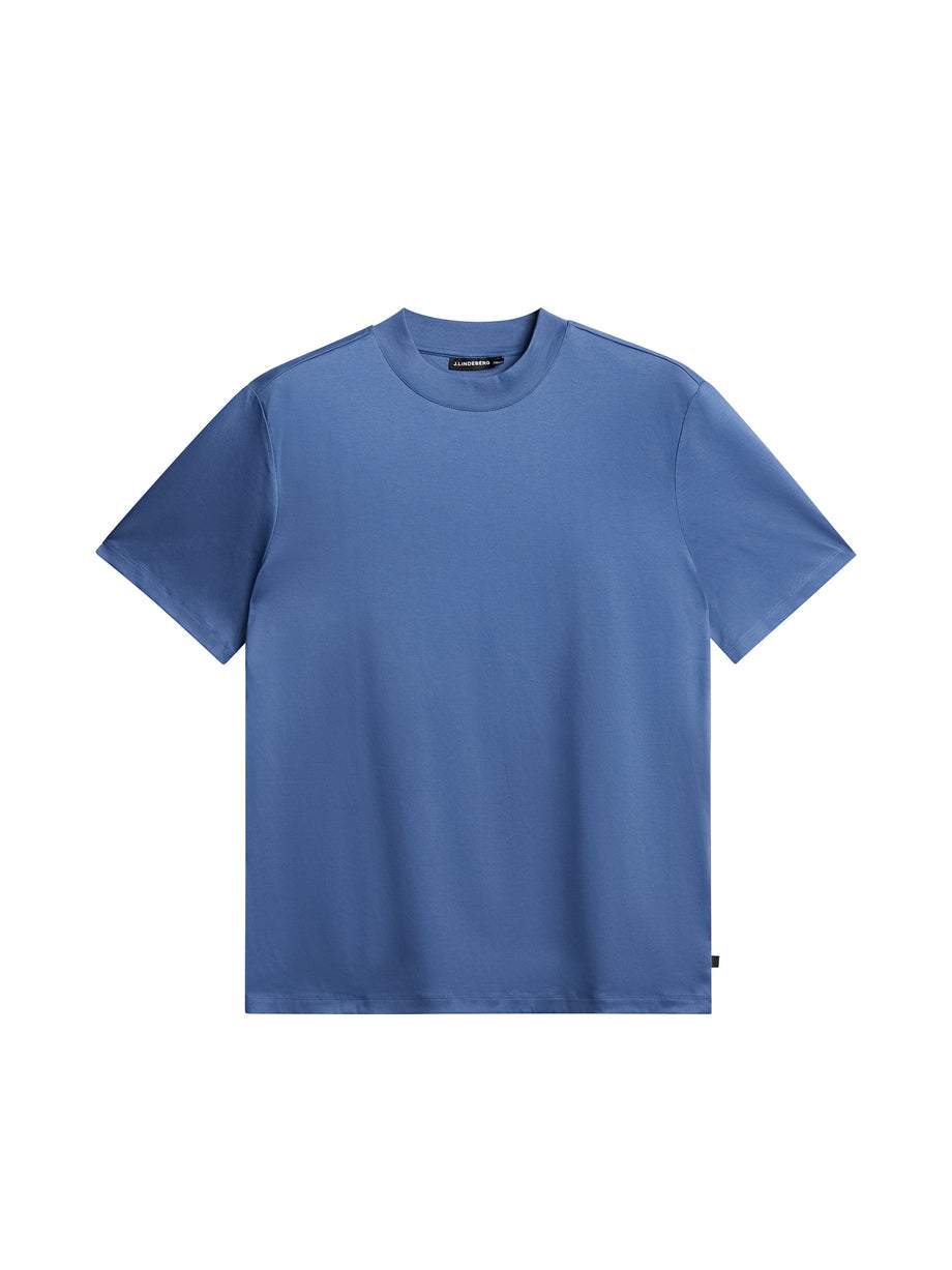 Ace Mock Neck T-shirt / Bijou Blue – J.Lindeberg