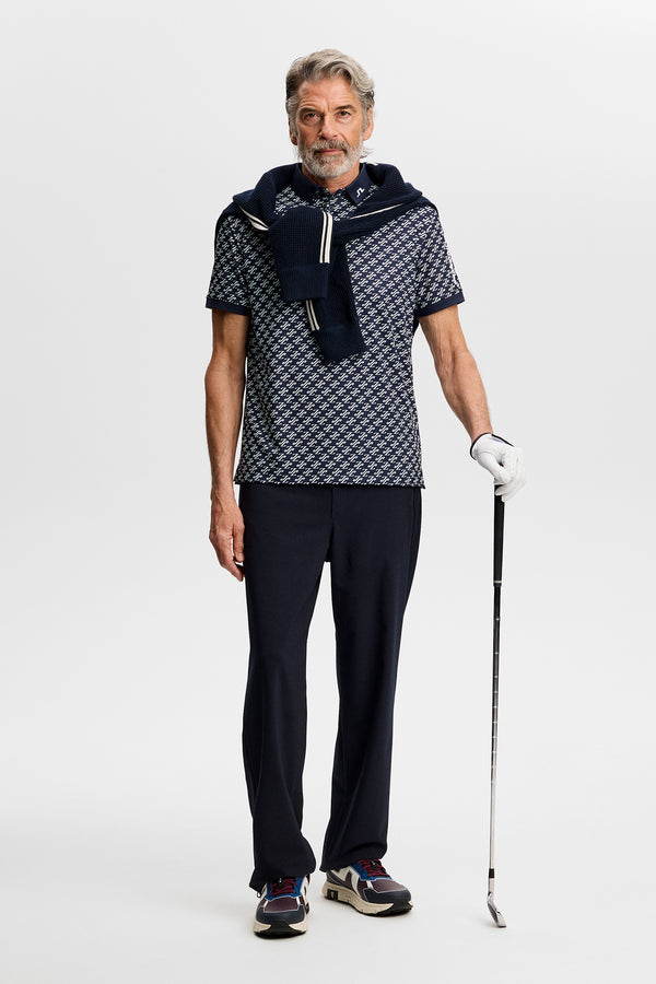 Tour Tech Print Polo / Bunker Fade Navy Set M