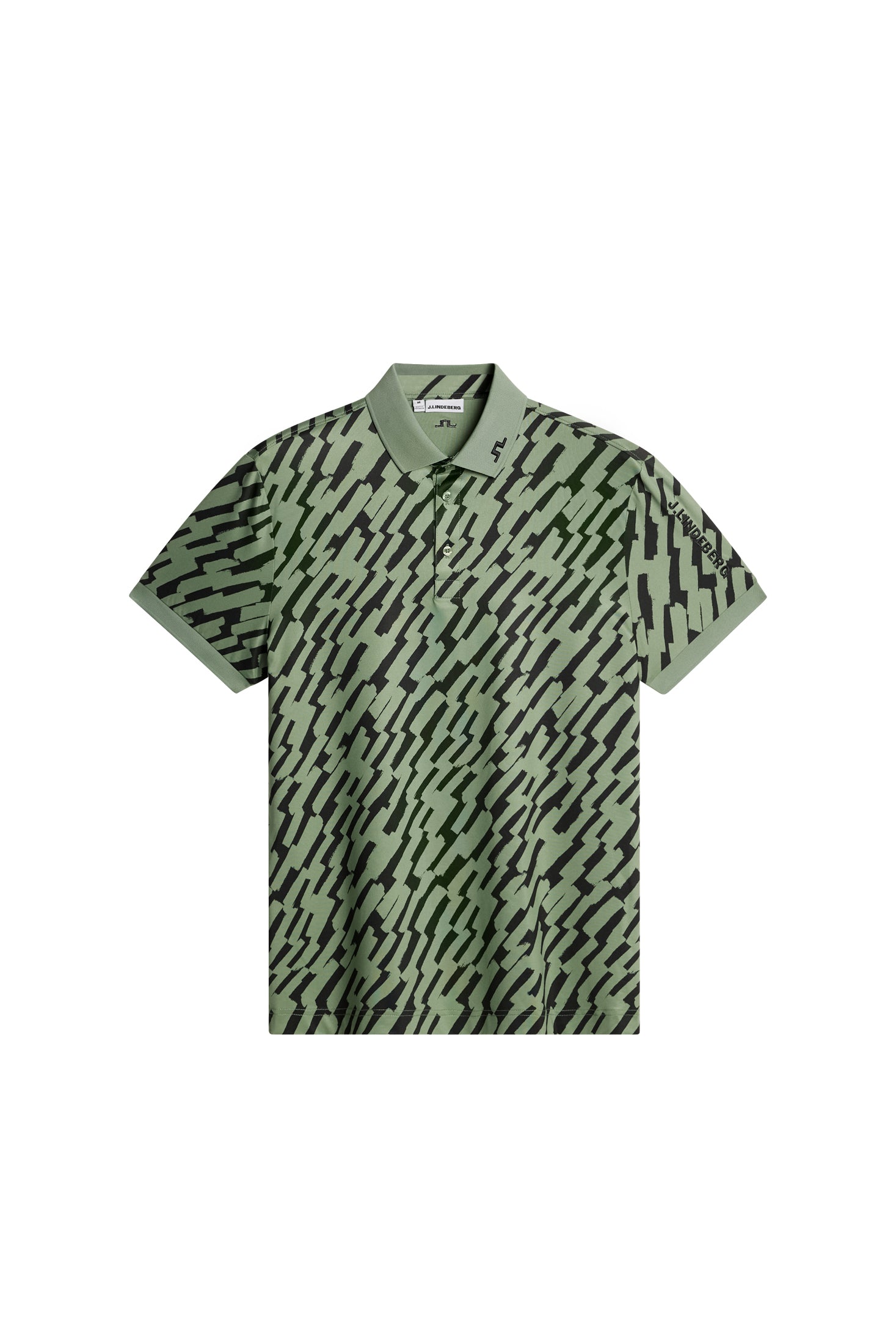 Tour Tech Print Polo / Oak Green M – J.Lindeberg EU
