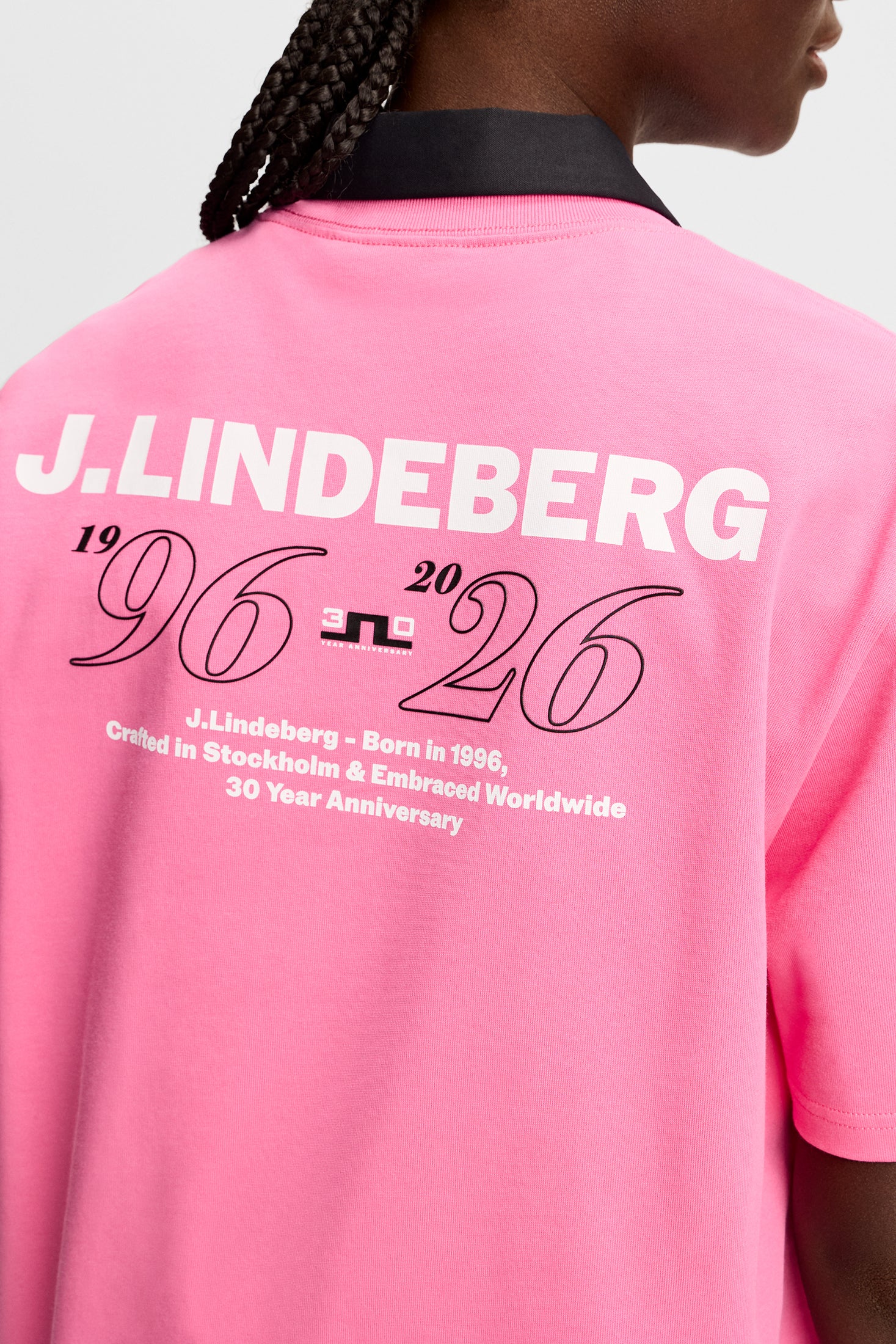 30Y Hale T-shirt / Azalea Pink | J.Lindeberg Official