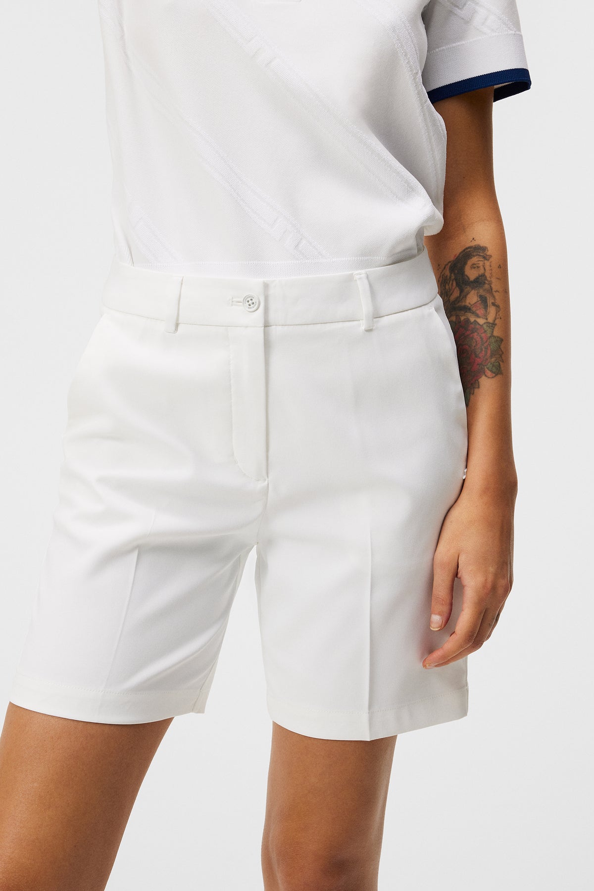 Gwen Long Shorts / White