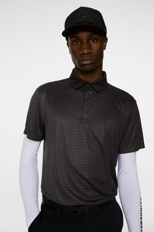 Marvin Stripe Polo / Asphalt