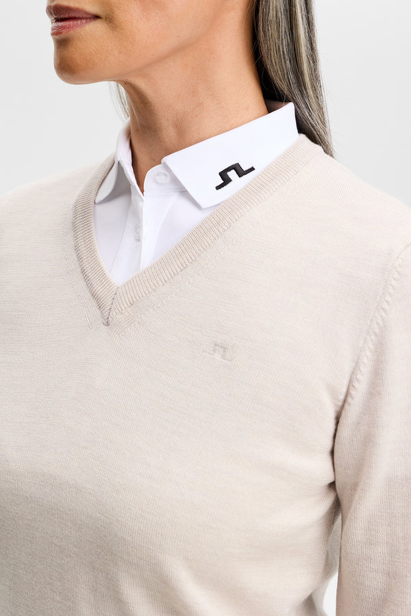 Amaya Knitted Sweater / Moonbeam Melange